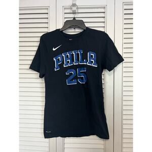 Nike Dri-Fit Phila Ben Simmons #25 Classic Tee-Shirt Jersey Sz: Small